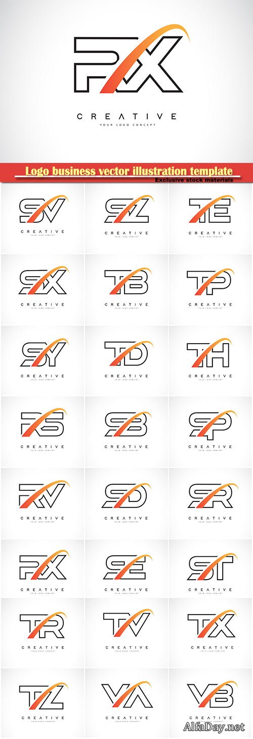 Logo business vector illustration template # 149