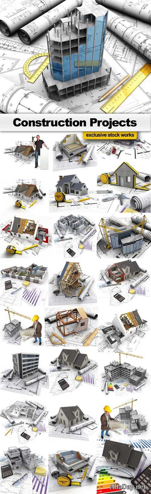Construction Projects & Technical Drawings 25xJPG