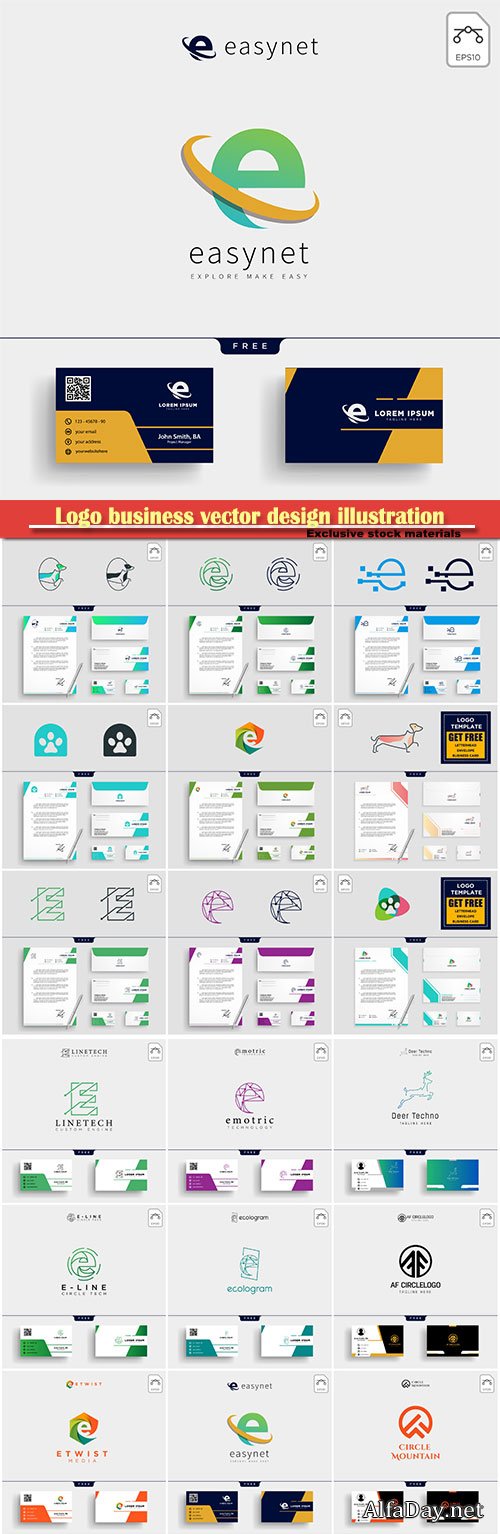 Logo business vector design illustration # 12