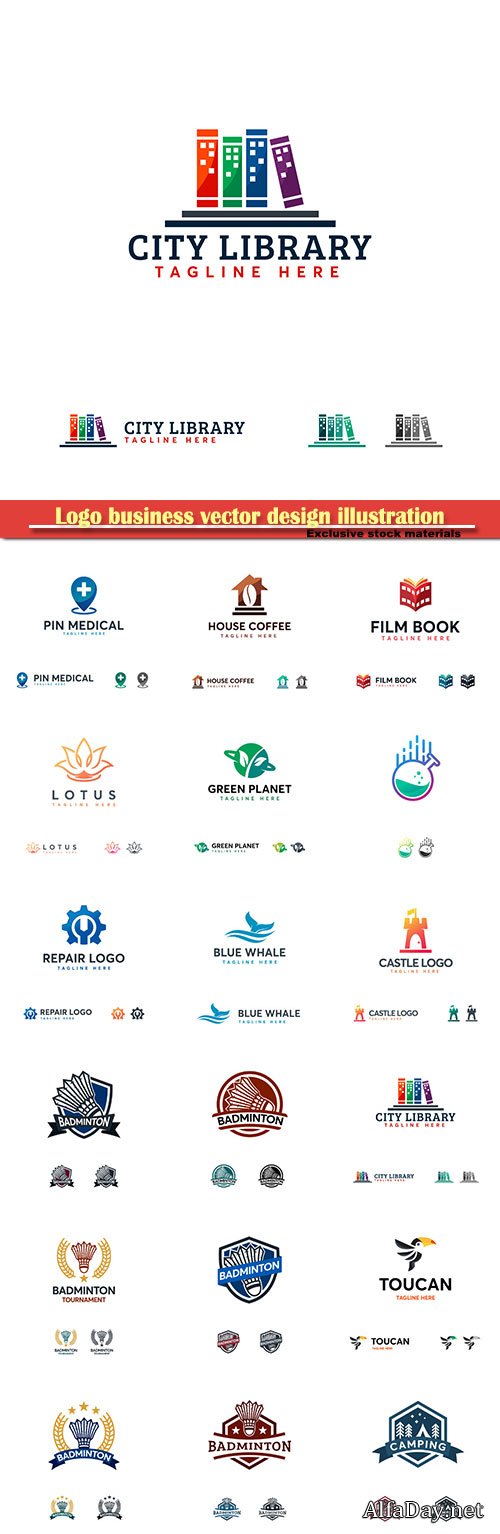 Logo business vector design illustration # 9