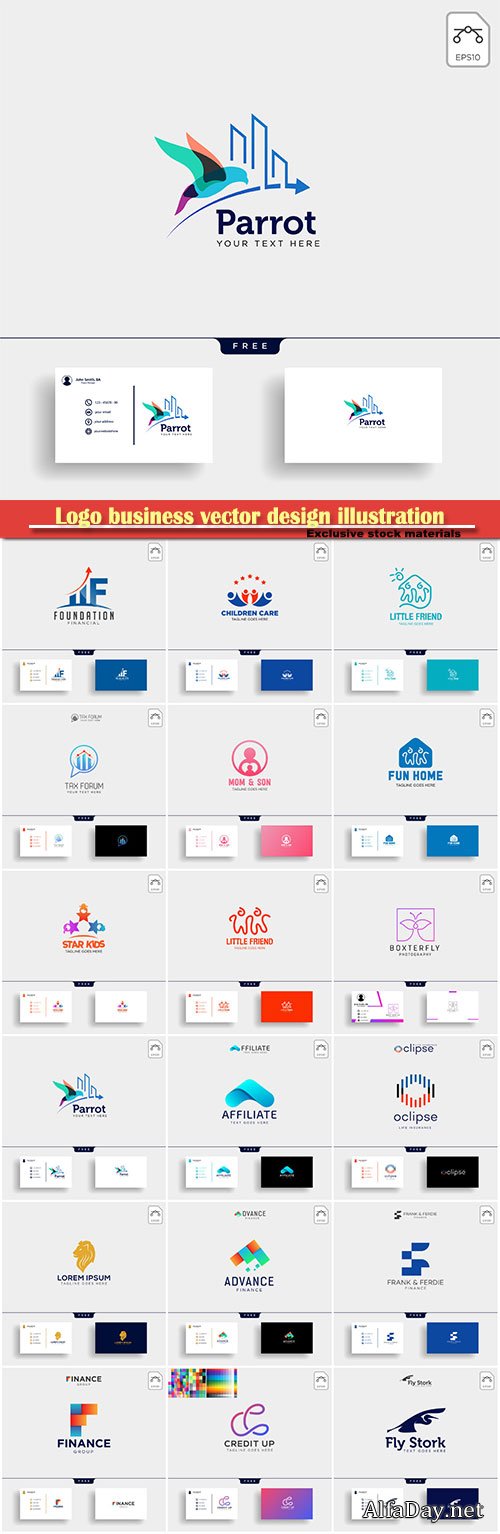 Logo business vector design illustration # 15