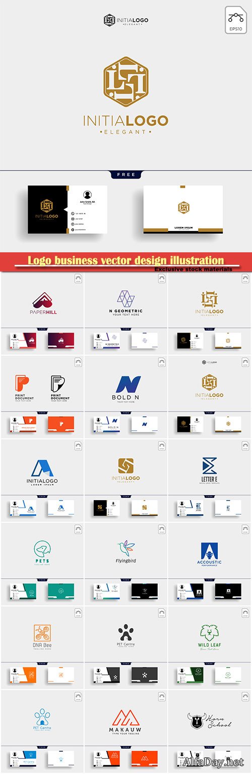 Logo business vector design illustration # 23