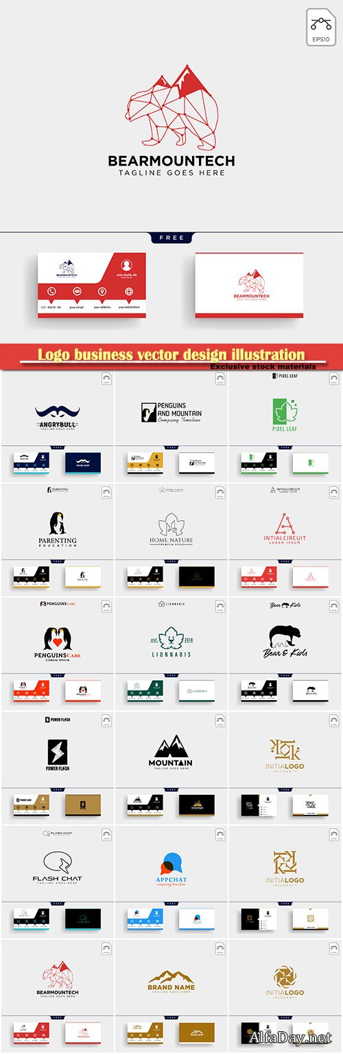 Logo business vector design illustration # 22