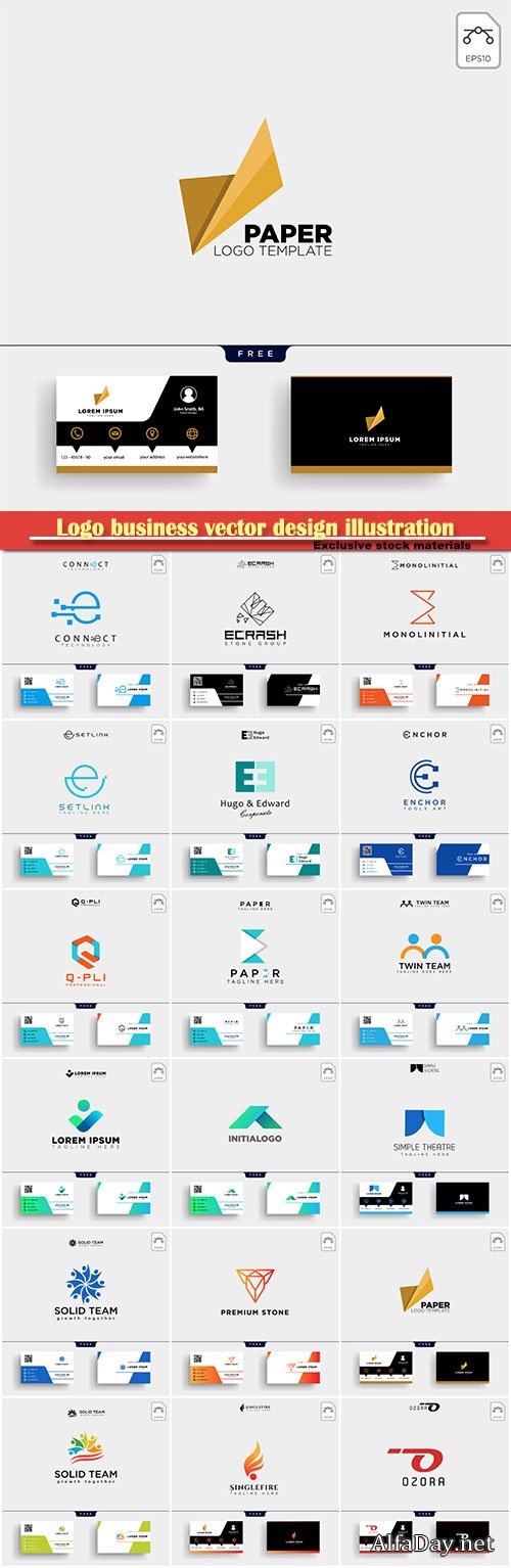 Logo business vector design illustration # 20