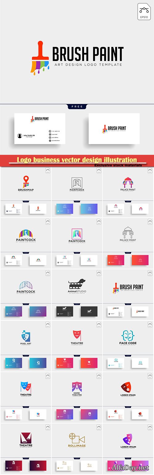 Logo business vector design illustration # 39