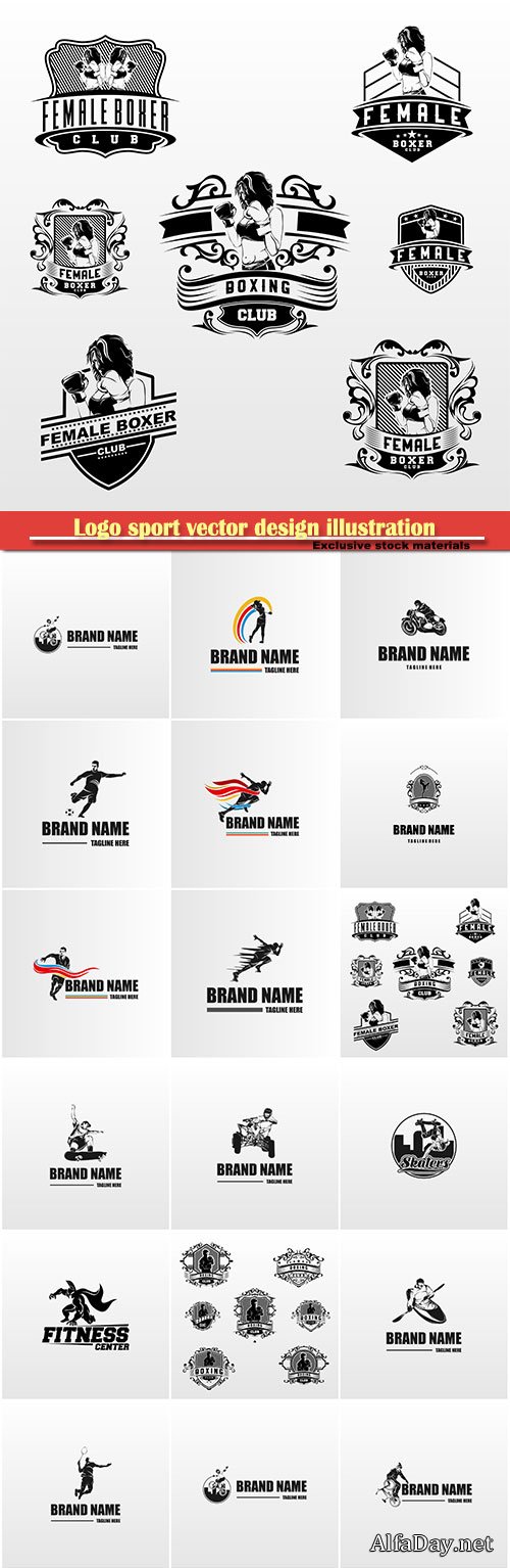 Logo sport vector design illustration # 51