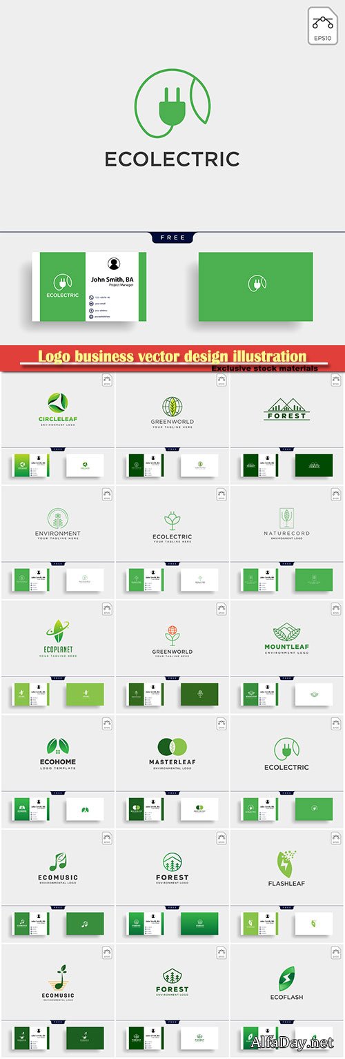 Logo business vector design illustration # 84