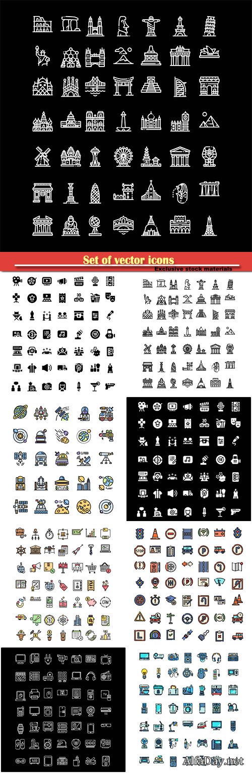 Set of vector icons