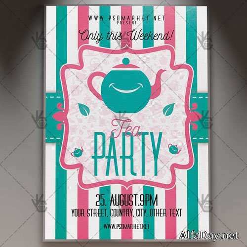 High Tea Party Flyer � PSD Template