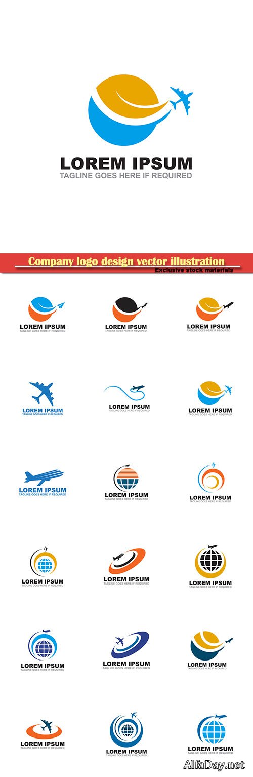 Travel logo design vector illustration