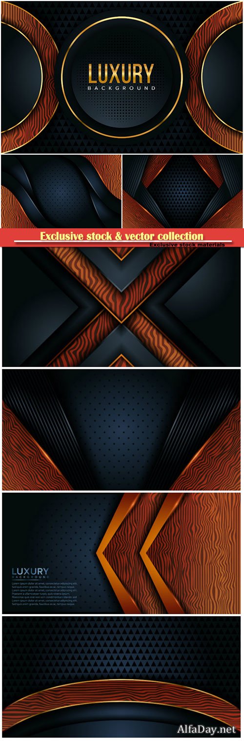 Dark black wood abstract background design