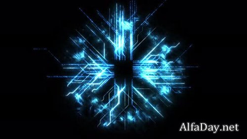 Videohive - Circuit Burst Element - 24850587
