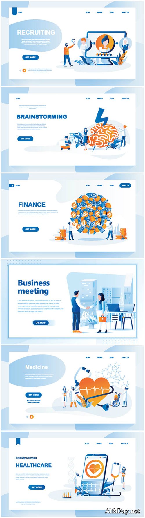 Flat isometric vector 3D concept illustration # 26