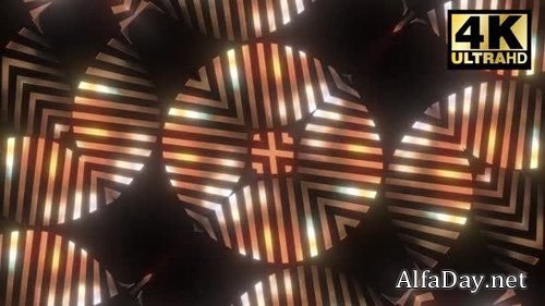 Videohive - 7 Kaleidoscopic Gold Pack - 24863810