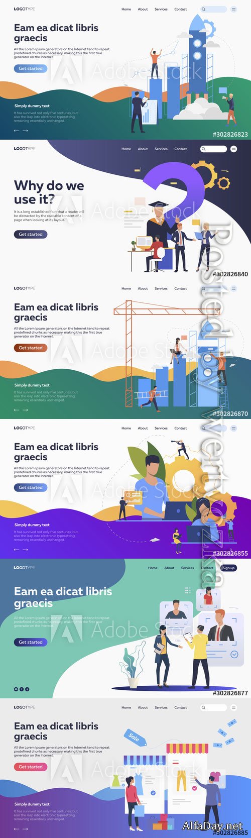 Flat isometric vector 3D concept illustration # 69