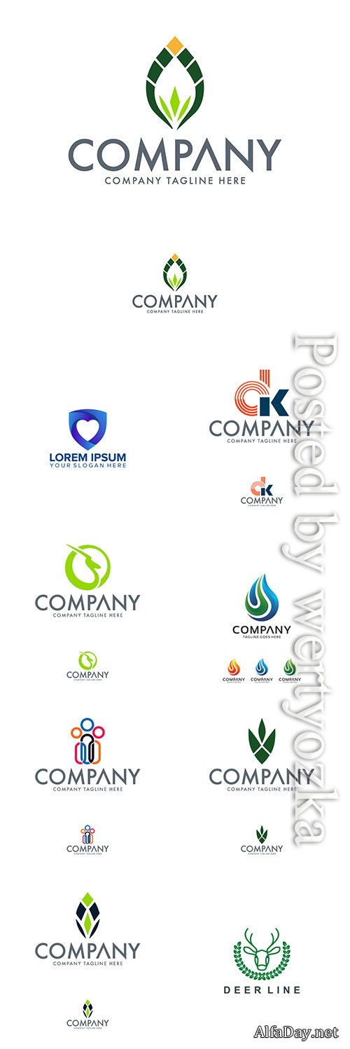 Company logo in vector