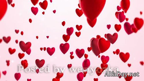 Videohive - Hearts Background - 
25578179
