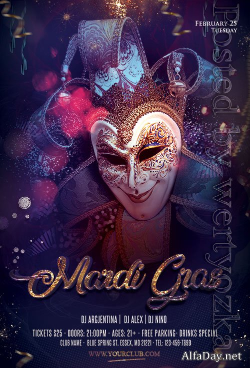 Carnival Night - Premium flyer psd template