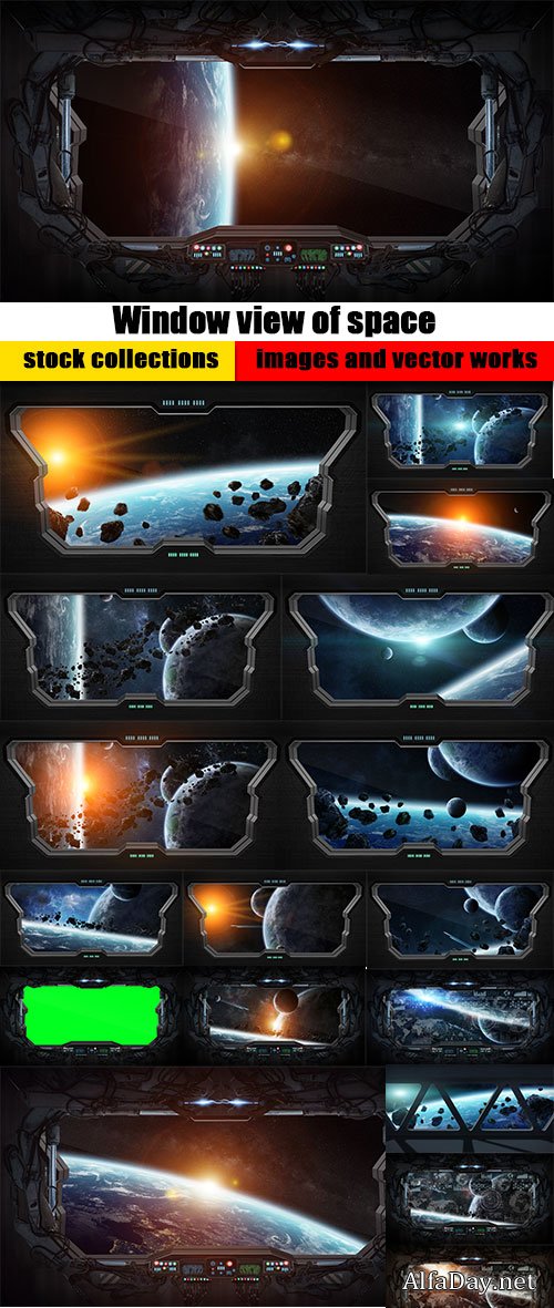 Window view of space