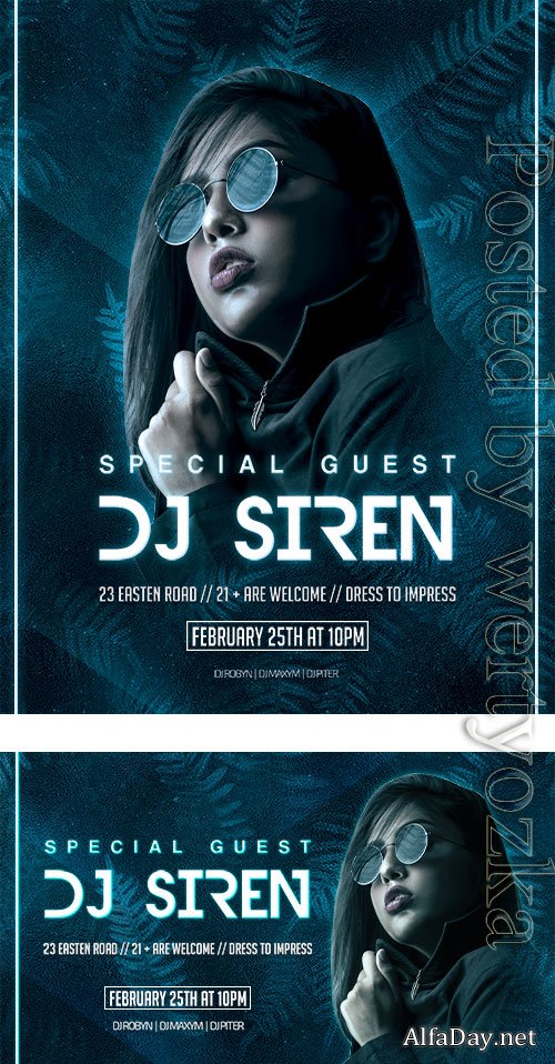 Special Guest - Premium flyer psd template