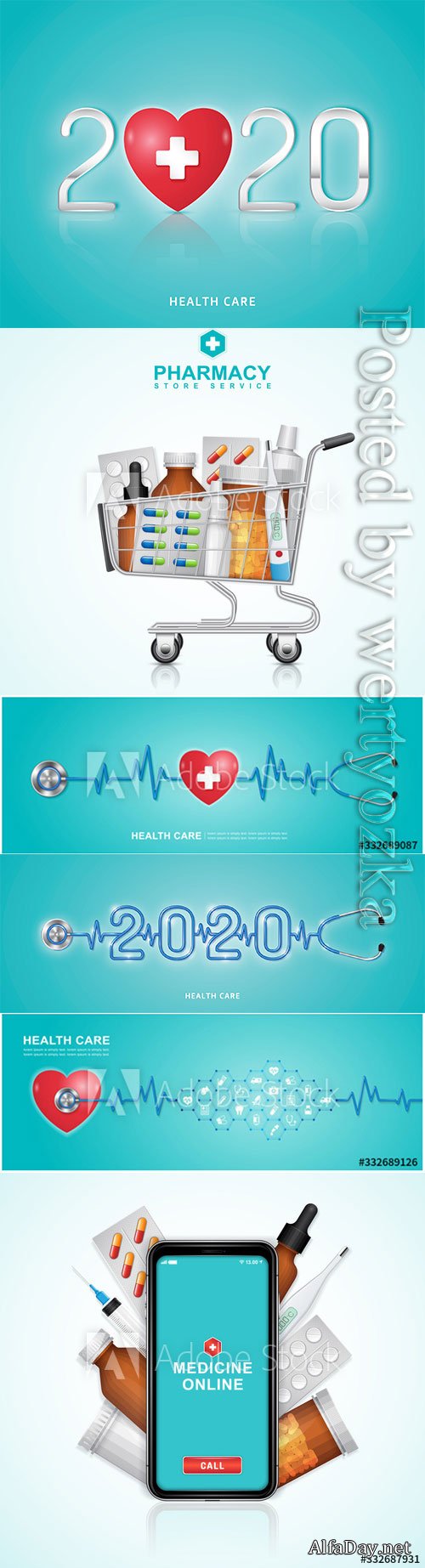 Healthcare and medical concept vector design
