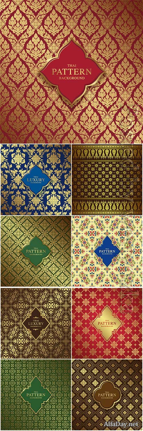 Luxury vector background, pattern decoration