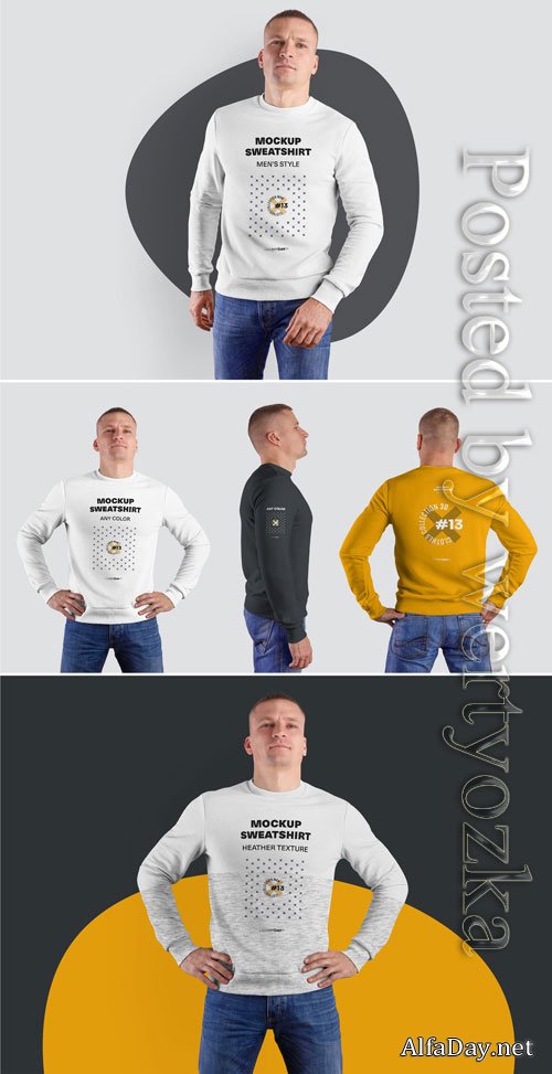 4 Mockup Sweatshirts