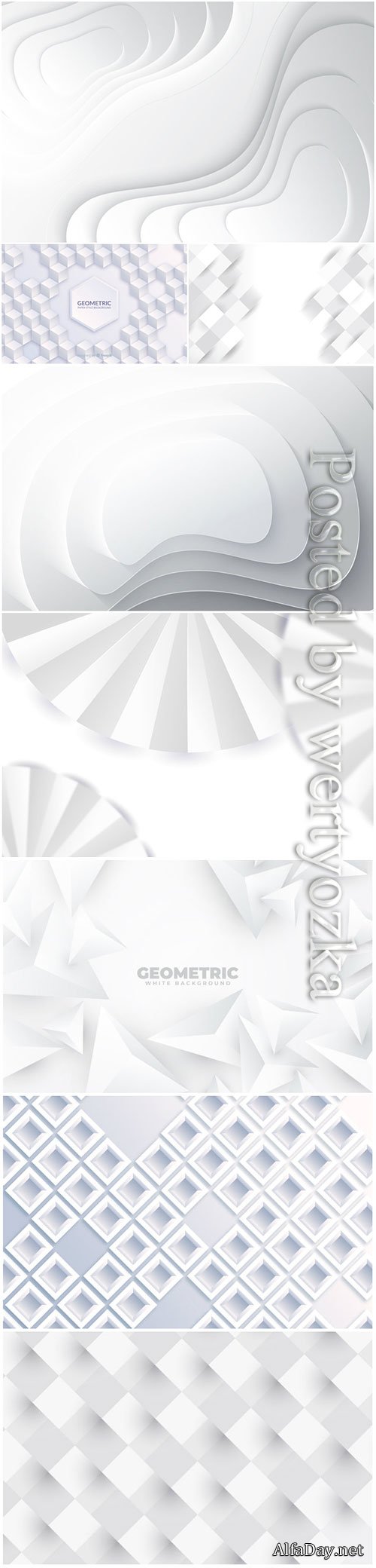 Abstract vector background, 3d models template # 6