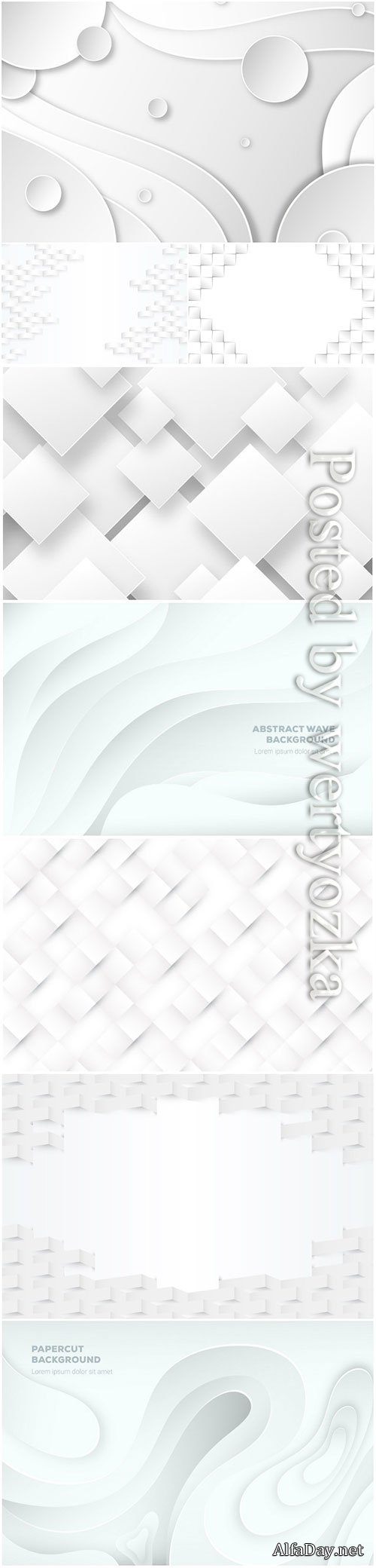 Abstract vector background, 3d models template # 8