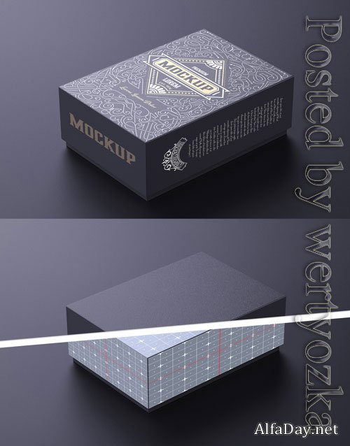 Small Cardboard Box Mockup 322842088
