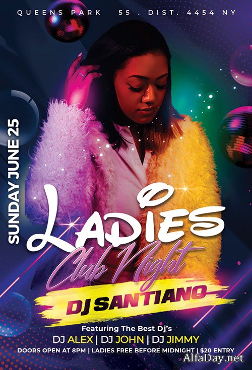 Night Party Club - Premium flyer psd template