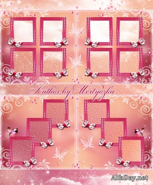 Children's photo album with beautiful patterns design