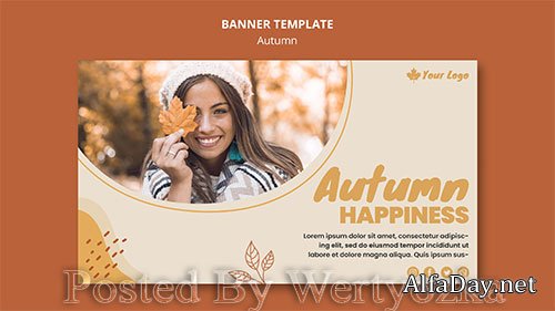Autumn concept banner template