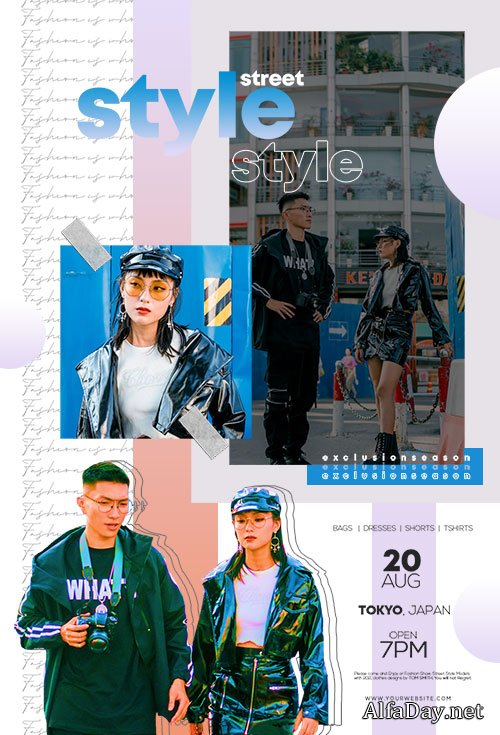 Fashion Week  - Premium flyer psd template