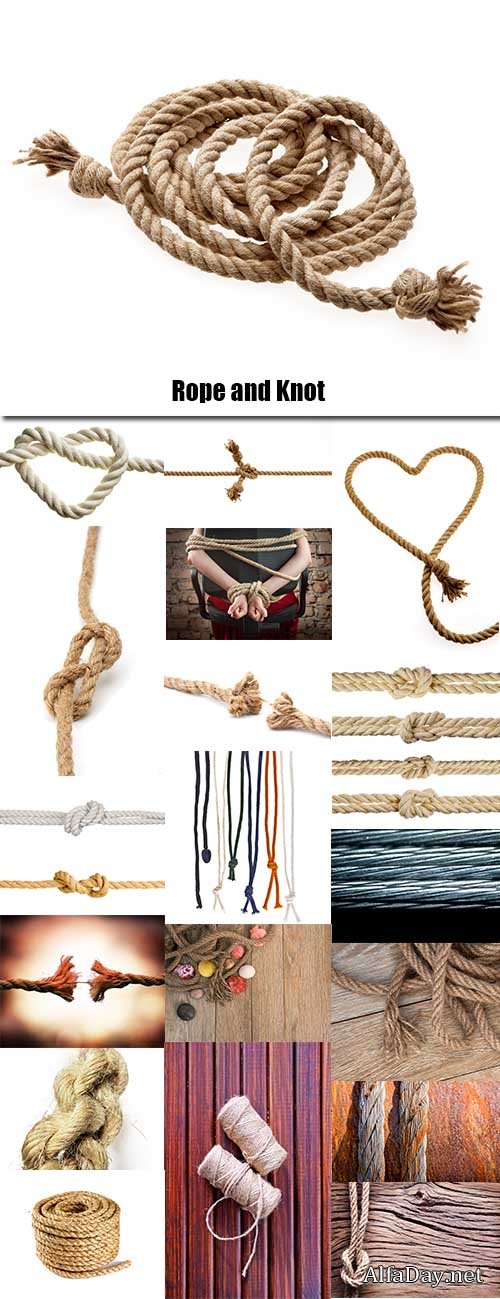 Rope and Knot Collection - 25 HQ Jpg