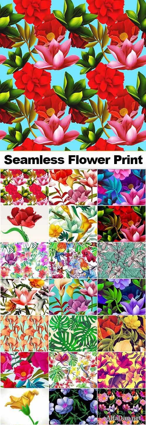 Seamless Flower Prints 