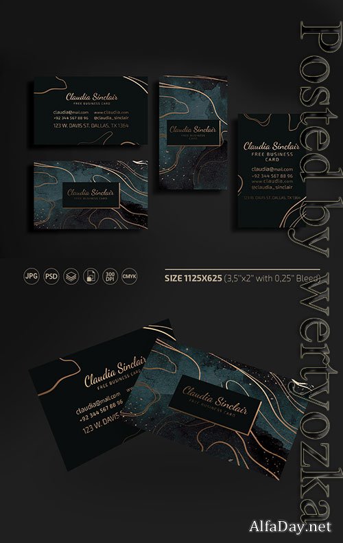 Luxury business card templates
