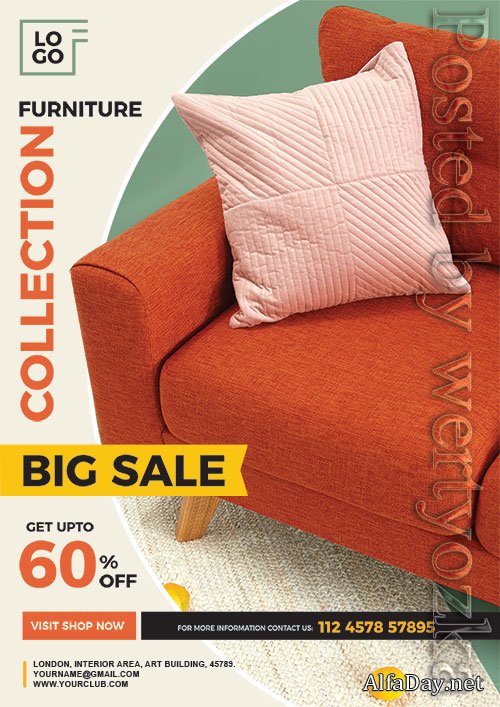 Furniture Sale Flyer Psd Template