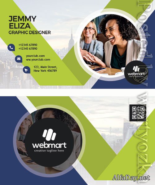 Corporate Design Business Card PSD