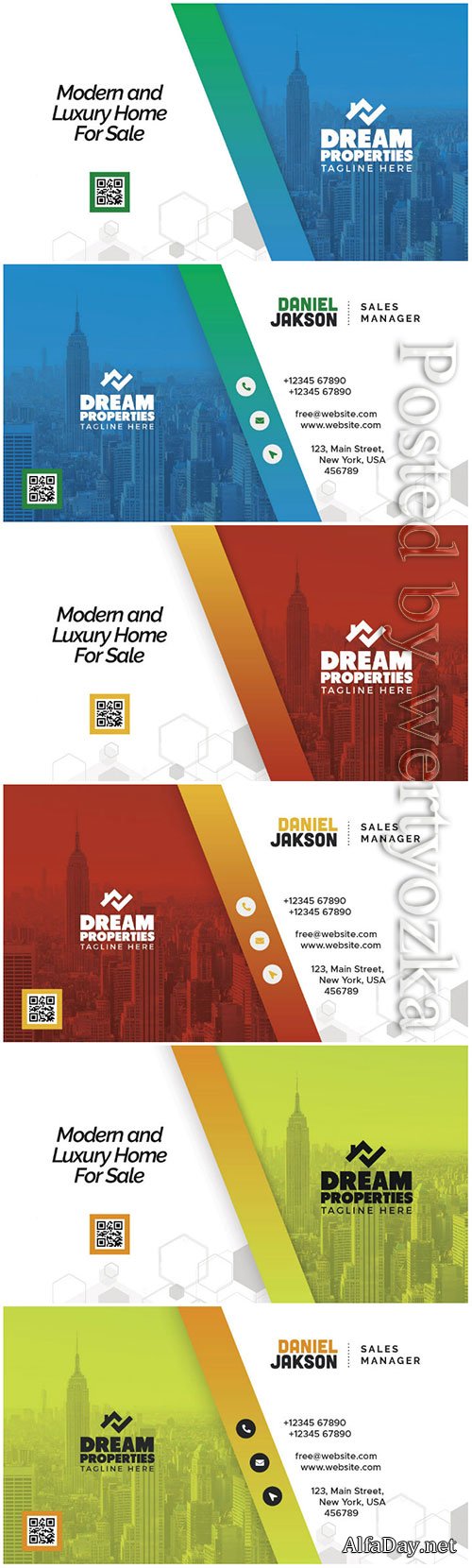 Professional Business Card Design PSD