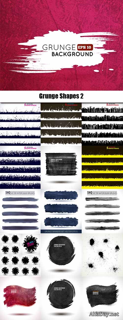 Grunge Shapes 2