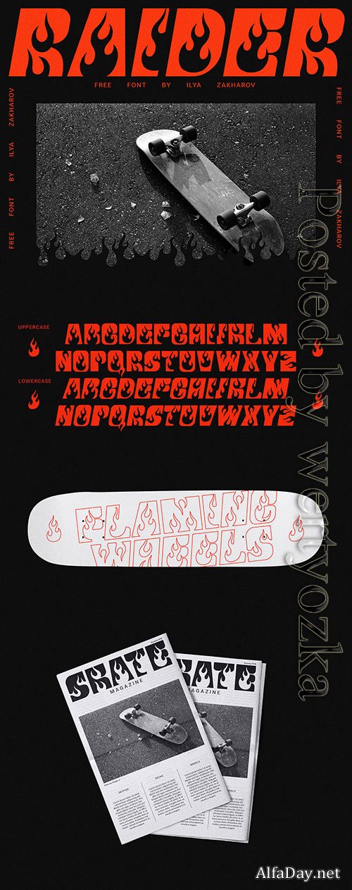Raider Fancy Font