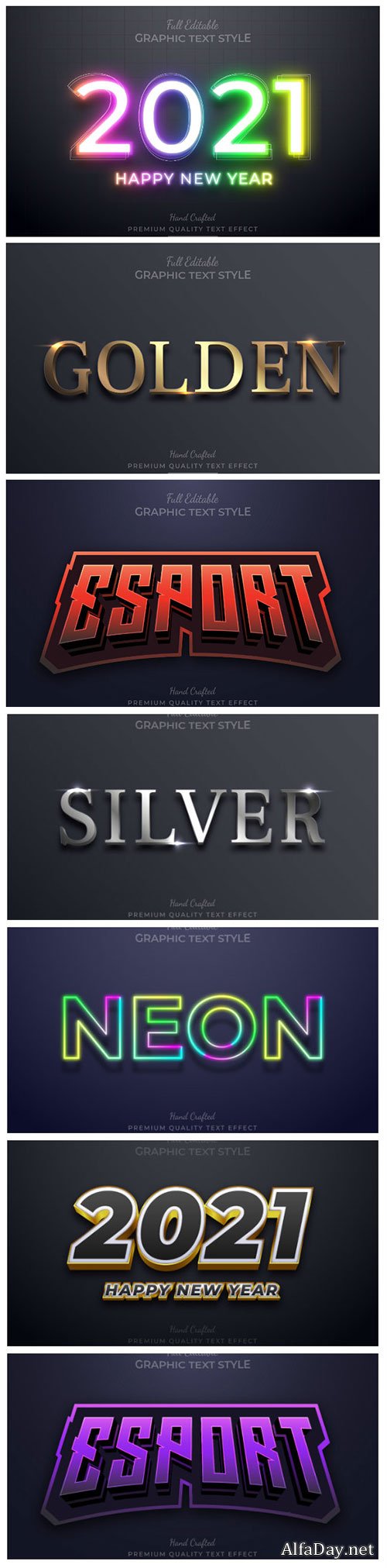 3d editable text style effect vector vol 155