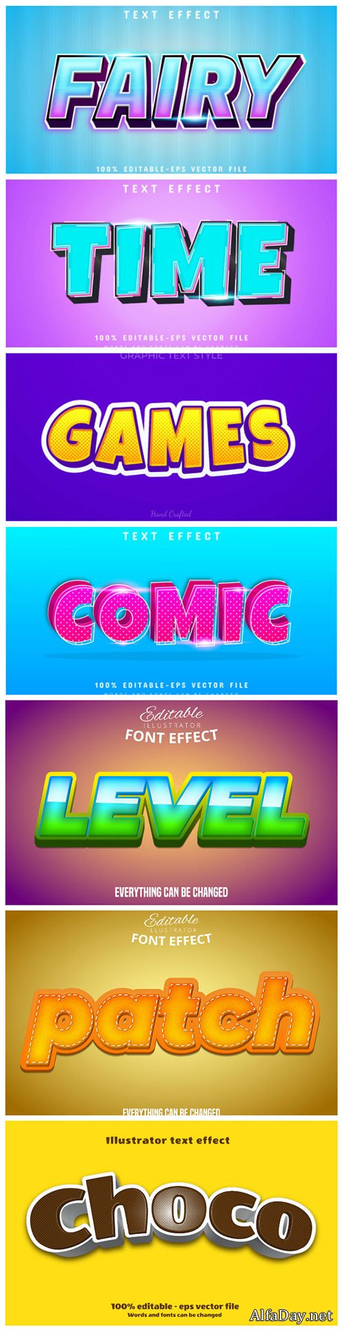 3d editable text style effect vector vol 153