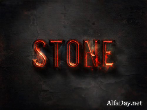 Burning Text Effect PSD Design Template vol 4