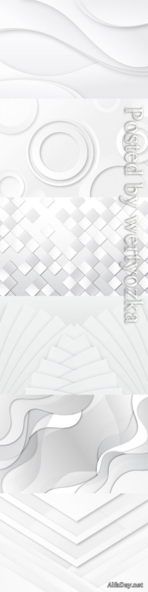 White minimal abstract background