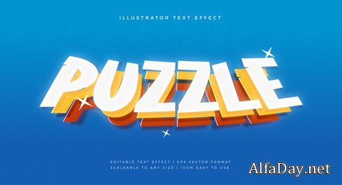 Glowing cartoon style text font effect