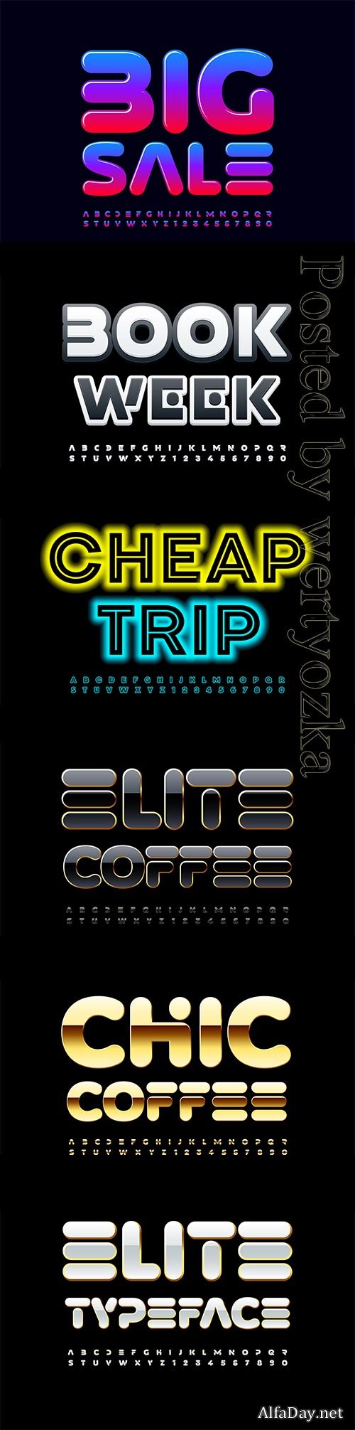 3d editable text style effect vector vol 678