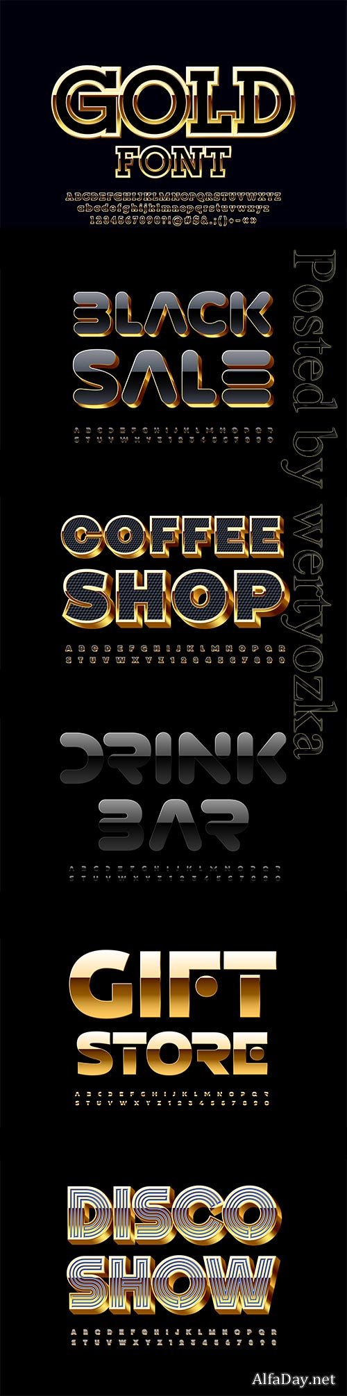 3d editable text style effect vector vol 679
