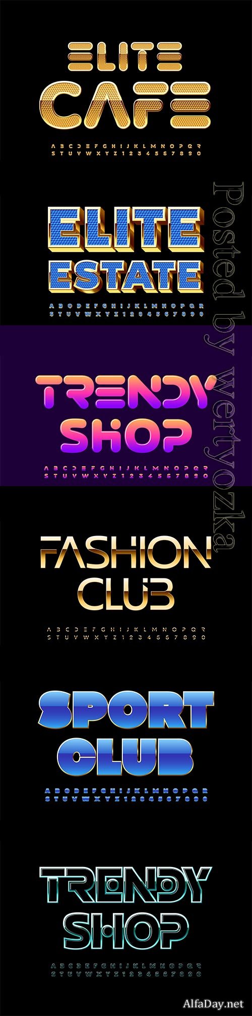 3d editable text style effect vector vol 676